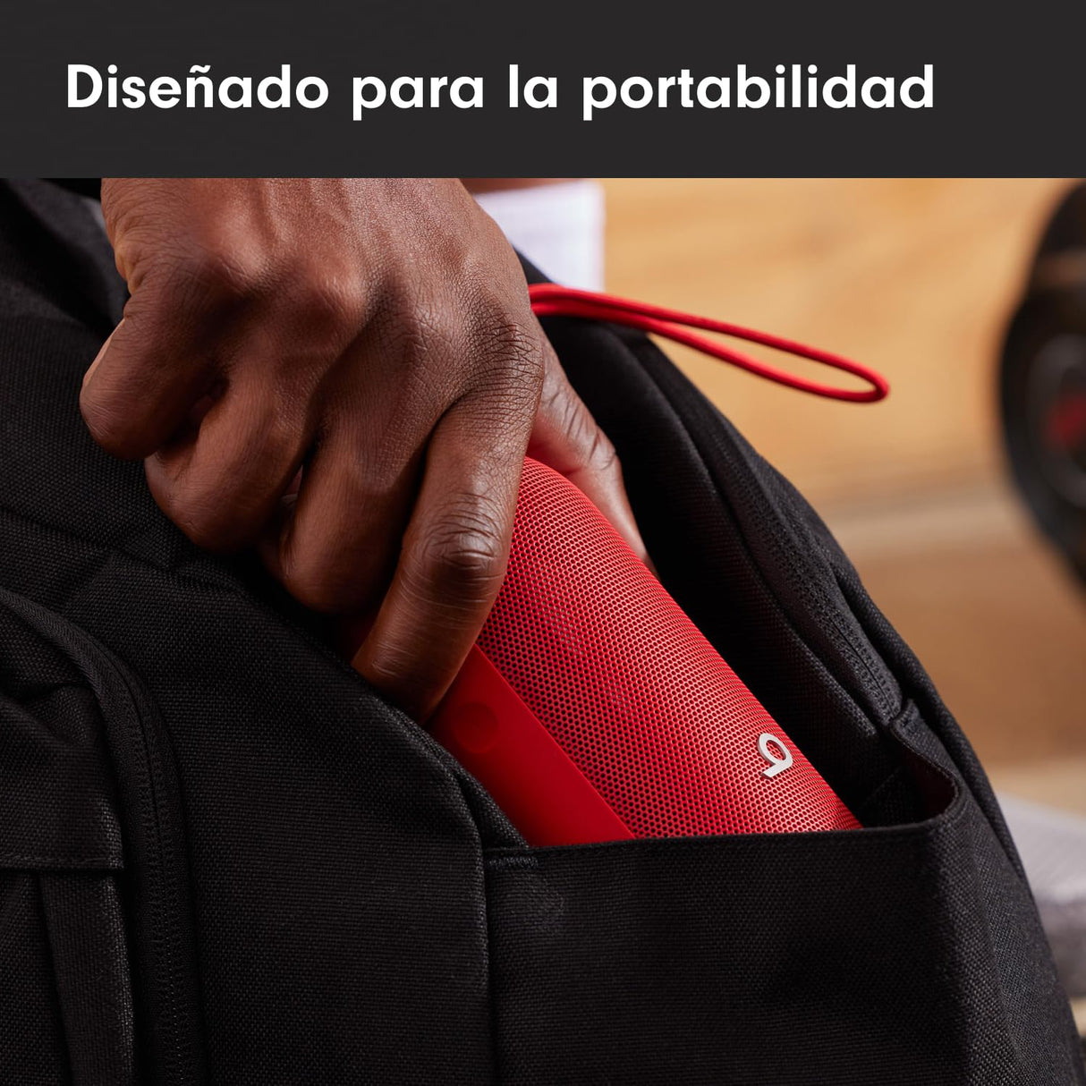 Beats Pill (Última versión)– Altavoz Bluetooth portátil, hasta 24 Horas de batería, Resistente al Agua, Compatible con Apple y Android, Sonido Potente para el hogar, Exteriores y Viajes– Rojo Fuego