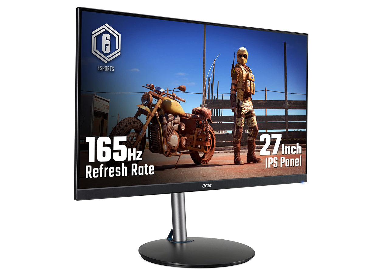 acer Nitro XF273Sbmiiprx Monitor de Juegos Full HD de 27 Pulgadas (Panel IPS, FreeSync Premium, 165Hz (OC), HDR 10, Altura Ajustable, 0.5 ms, DP, HDMI, Negro) - Exclusivo de Amazon