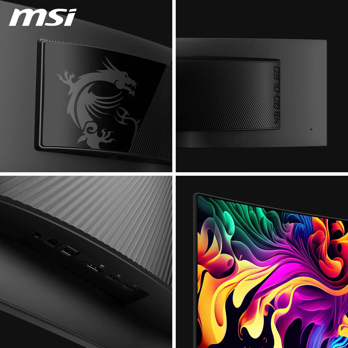 MSI MPG 491CQPX QD-OLED Monitor Curvo Gaming de 49" DQHD, 1800R, 5120 x 1440 Quantum Dot OLED Panel, 240Hz/0.03ms, 99% DCI-P3, Display HDR True Black 400, KVM, Negro