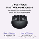 HUAWEI FreeBuds 6i, Cancelación Activa de Ruido 3.0 Inteligente, Bajos Impactantes, Carga Rápida, 35 Horas de batería, Bluetooth 5.3, Grado de Protección IP54 contra el Polvo y el Agua, Morado