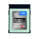 Integral 2TB CFexpress Memory Card Type B 2.0 12K and 8K Raw and 8K 120 FPS 1800MB/s Read 1700MB/s Write Speed 1300MB/s Sustained Write Speed Designed for Advanced Cinematic and DSLR Cameras
