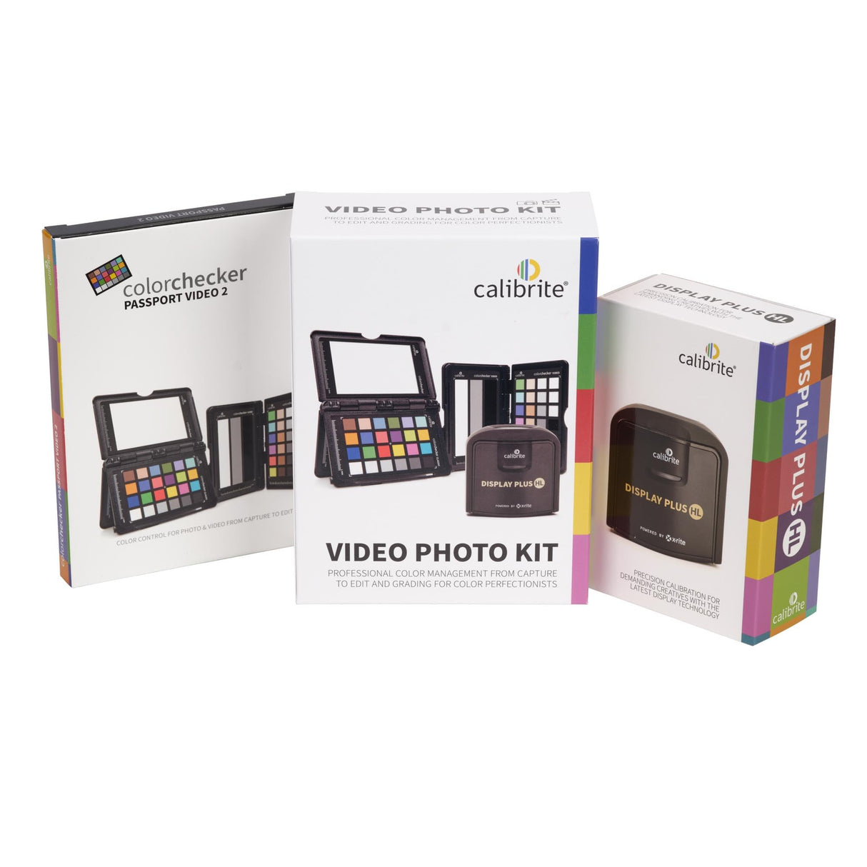 Calibrite Kit de Fotos de vídeo - Display Plus HL y Passport Video 2 (CCPLHL-PPV2)