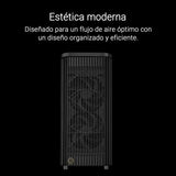 ASUS ProArt PA401, Chasis ATX con Panel de Malla, Compatible con GPU de hasta 314 mm, Dos Ventiladores de 160 mm, Bloqueo del Panel Lateral, Soporte para Fuente de alimentación extraíble