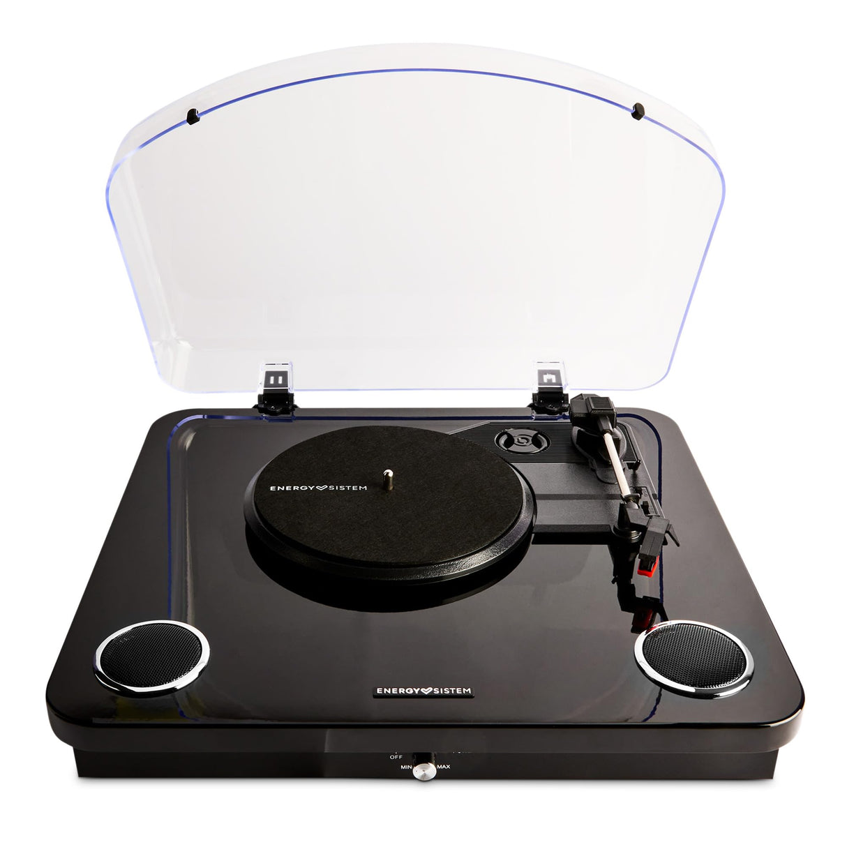 Energy Sistem Blackspin – Tocadiscos (10W, vinilos, RCA, Puerto USB, Bluetooth, Bluetooth out)