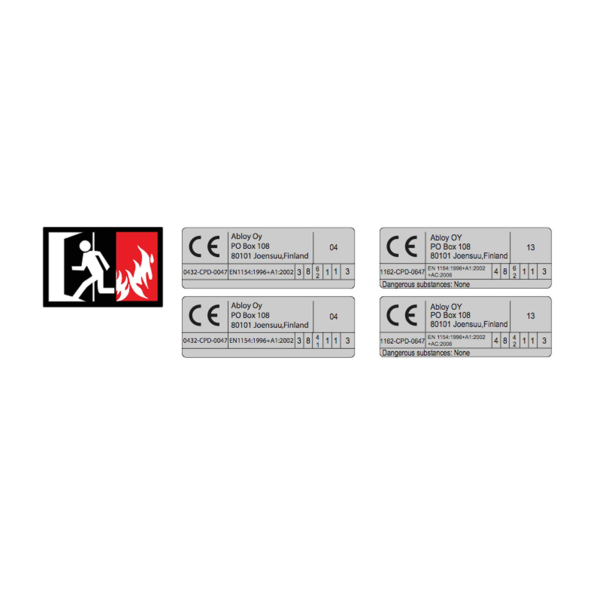 Tesa Assa Abloy DC340-DEV1-, Cierrapuertas con guía deslizante o brazo articulado, Plata
