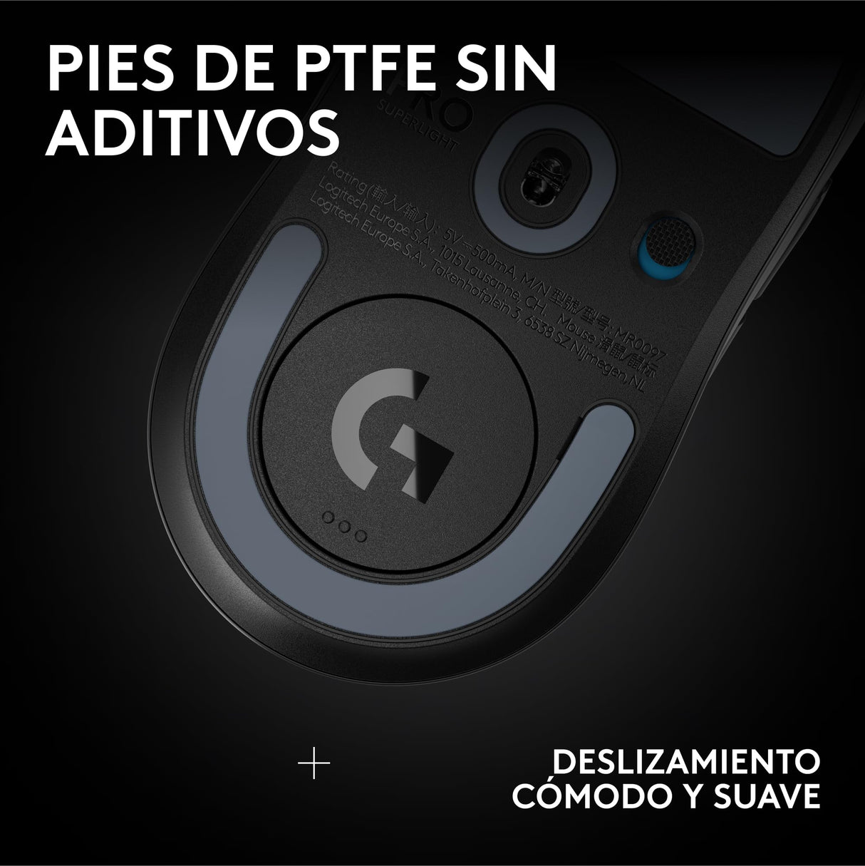 Logitech G Pro X Superlight 2 SE ratón inalámbrico para Gaming, 60 g, 5 Botones programables, Sensor de 44 000 dpi, Velocidad máxima >888 IPS, Velocidad de Respuesta de 1 kHz, USB-C, PC/Mac - Negro