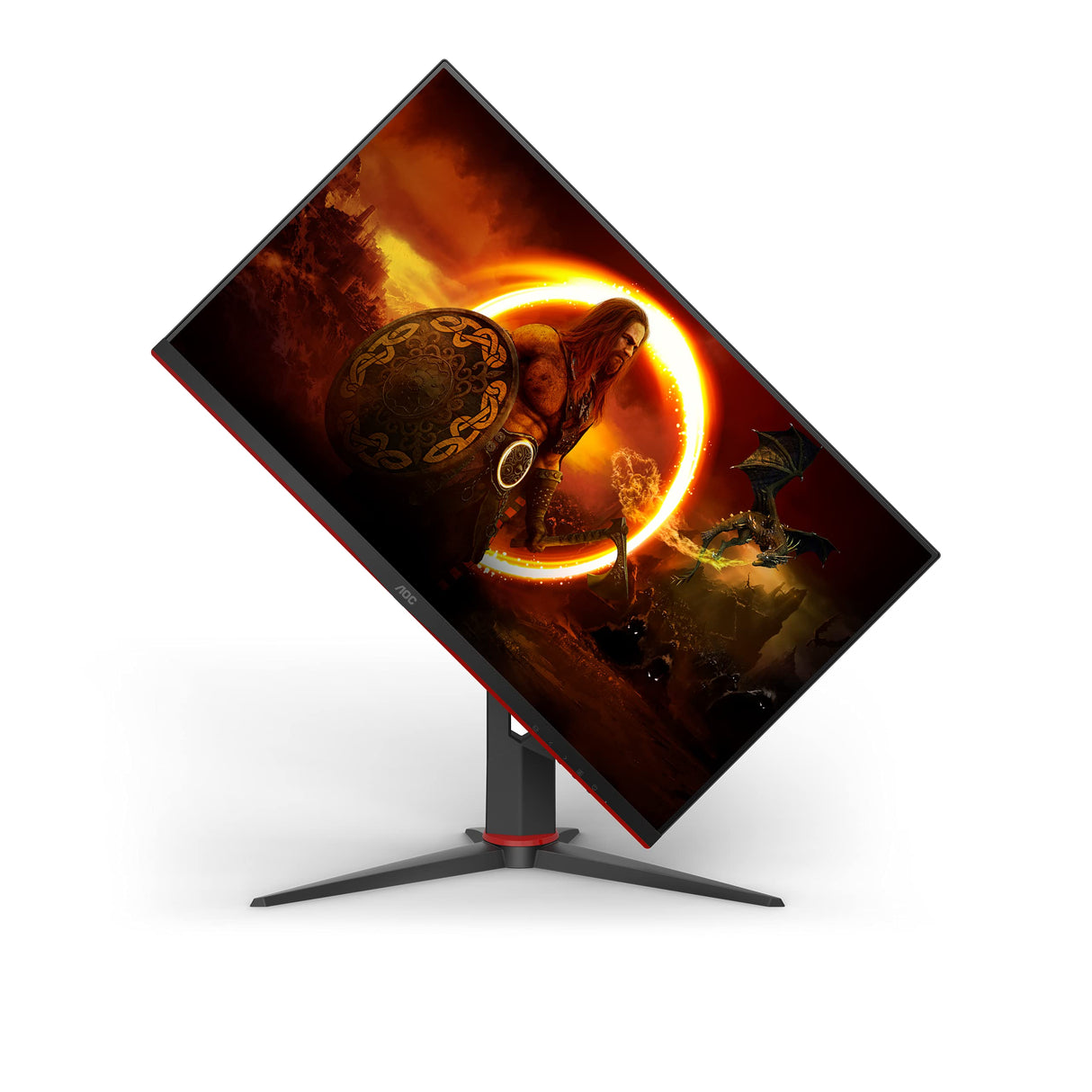 AOC Gaming 27G2SP - Monitor FHD de 27 Pulgadas, 165 Hz, 1 ms, FreeSync Premium (1920 x 1080, HDMI, DisplayPort), Color Negro y Rojo