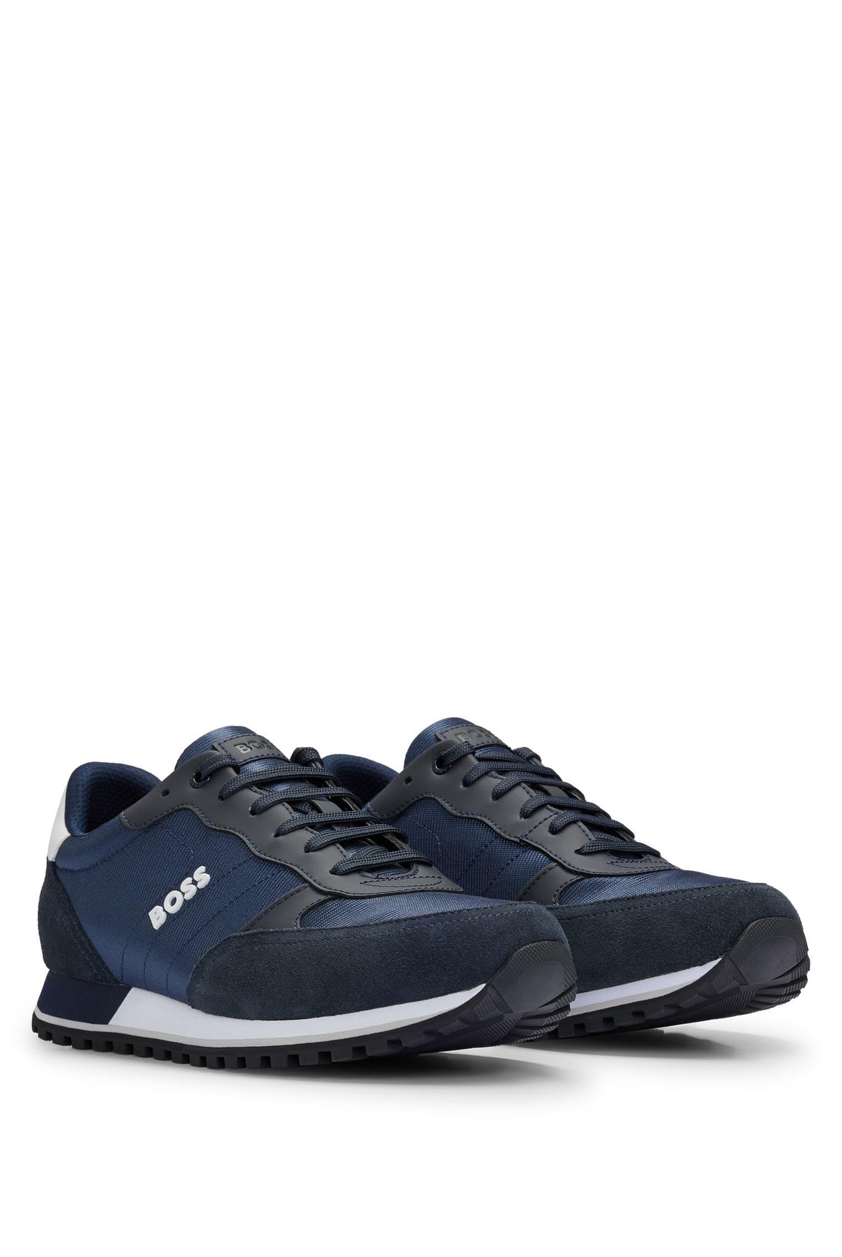 BOSS Hombres Parkour-L_Runn_NY_N Sneaker Azul 42 EU