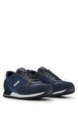 BOSS Hombres Parkour-L_Runn_NY_N Sneaker Azul 42 EU