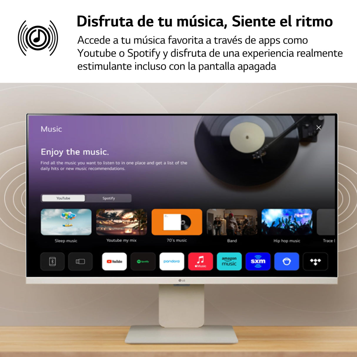 LG 32SR85U-W - MyView Smart Monitor, 32 Pulgadas, 3840 x 2160 (Ultra HD 4K), Panel IPS, webOS 23, ThinQ App, Web CAM, Blanco