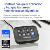 Elgato Stream Deck Neo (Negro) – 8 Teclas Personalizables, 2 Touch Points, Vuela por Tus tareas y procesos - Controla Word, Excel, PowerPoint, Teams, Zoom, Spotify, etc. - para Mac y PC