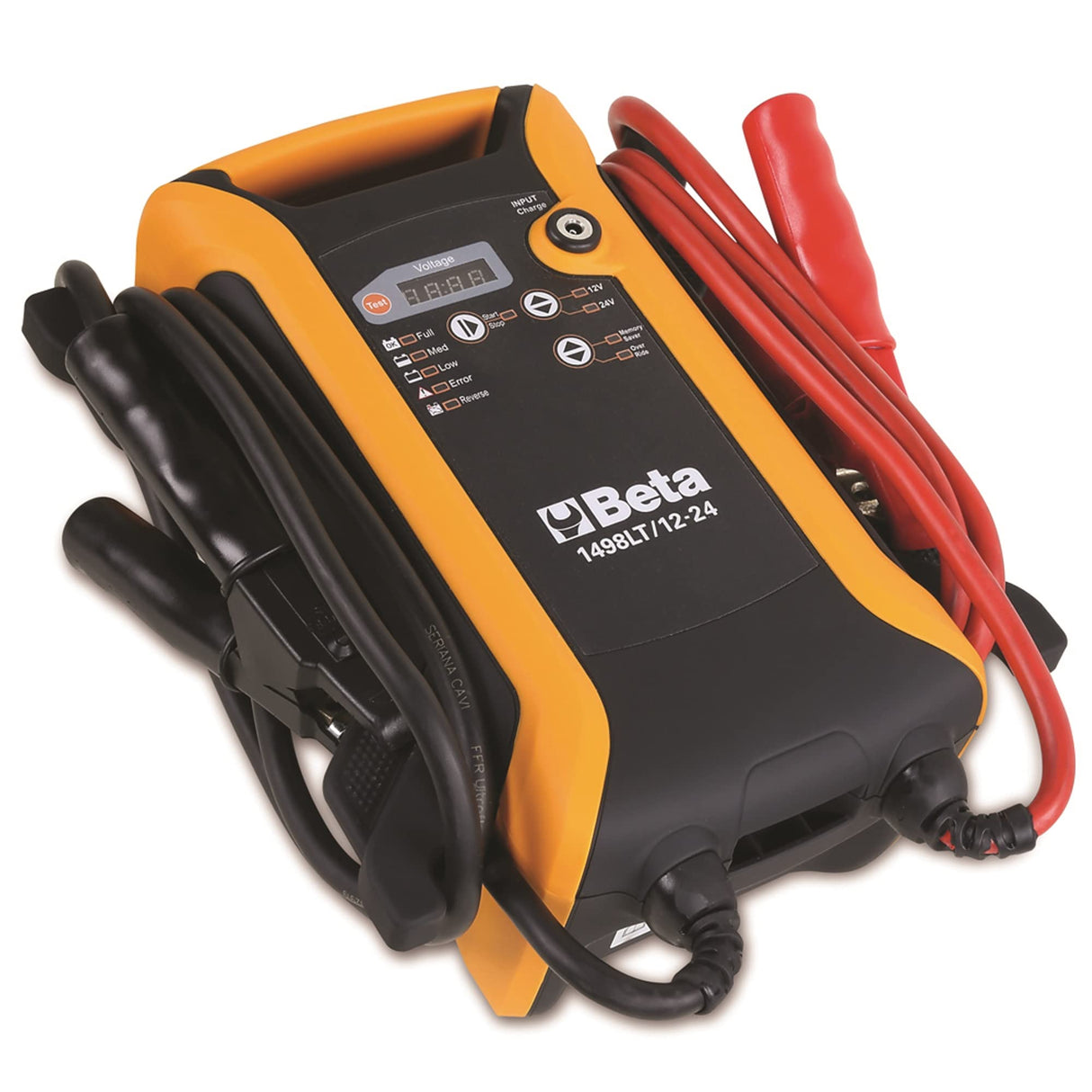 Beta Arrancador Portátil Ultraligero de Alto Rendimiento 12-24V para Baterías de Coche, Comerciales y Camiones - 10.000A, Protección Total - 014980014