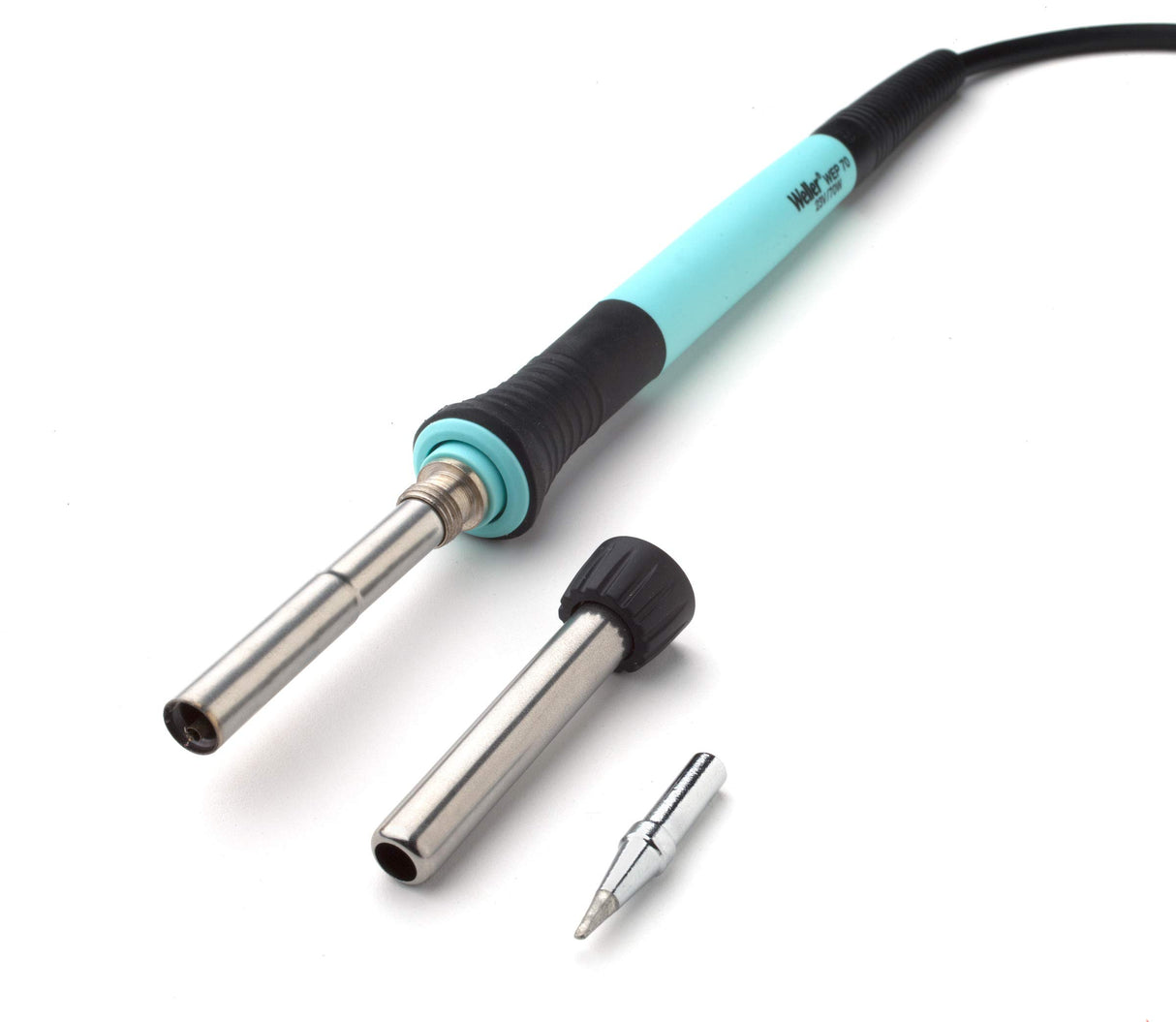 Weller WE 1010 (T0053298390) Kit Educativo 230V Estación de Soldadura de 1 Canal con 2 Puntas de Soldadura, Cortadores Laterales y Alambre de Soldadura, Rango de Temperatura 100 ° C - 450 ° C, Azul