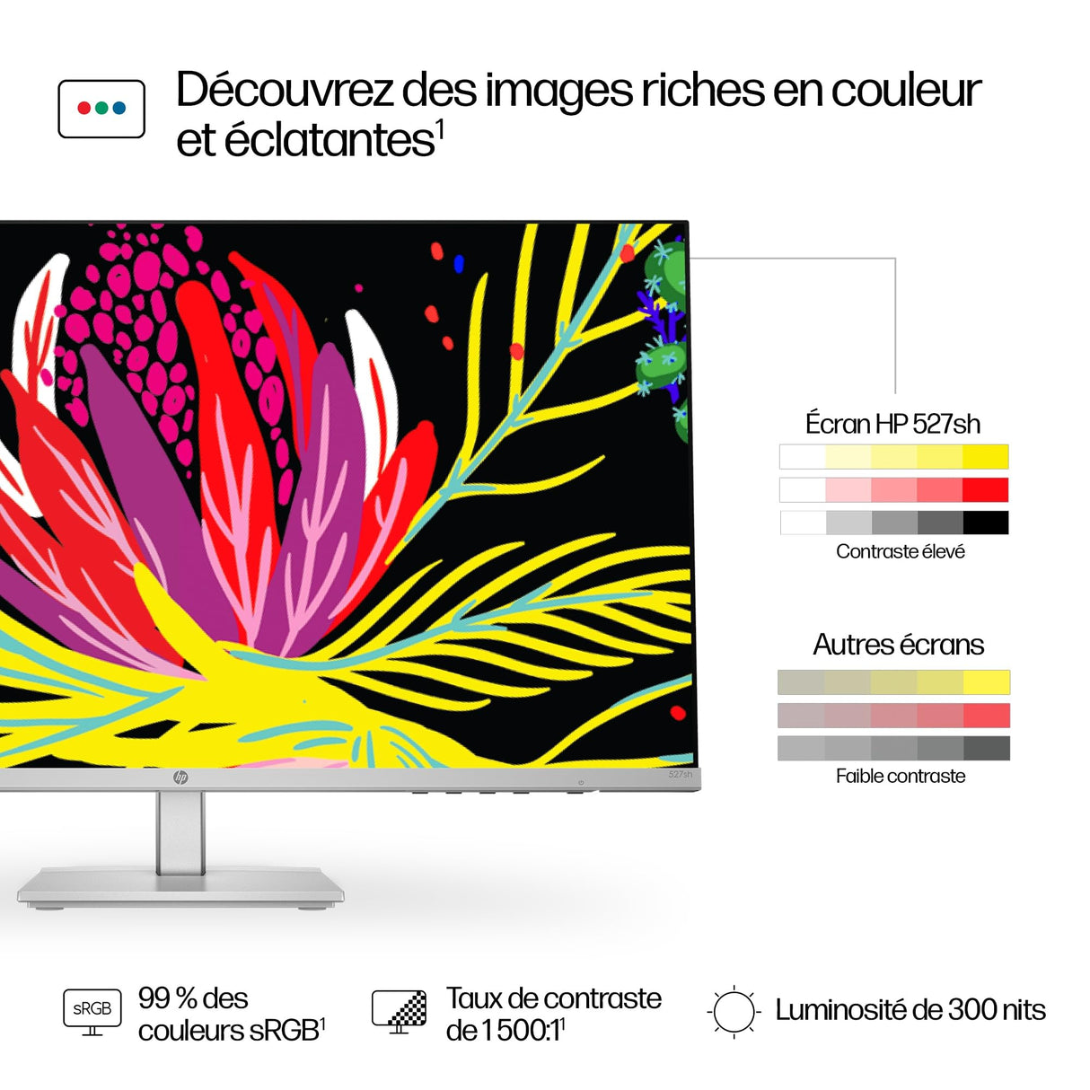 HP Pantalla Full HD Ajustable en Altura de 27 Pulgadas Serie 5-527sh