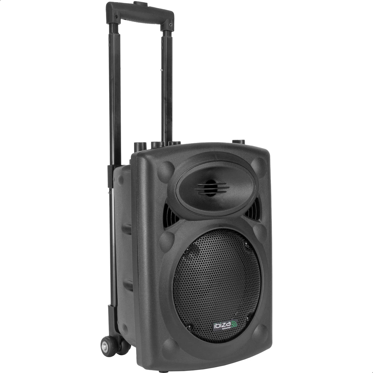 Ibiza Sound PORT8VHF-BT Sistema de sonido portátil y autónomo de 20 cm, Bluetooth, Wireless, potencia de 200 W con un alcance de hasta 400 W, Negro