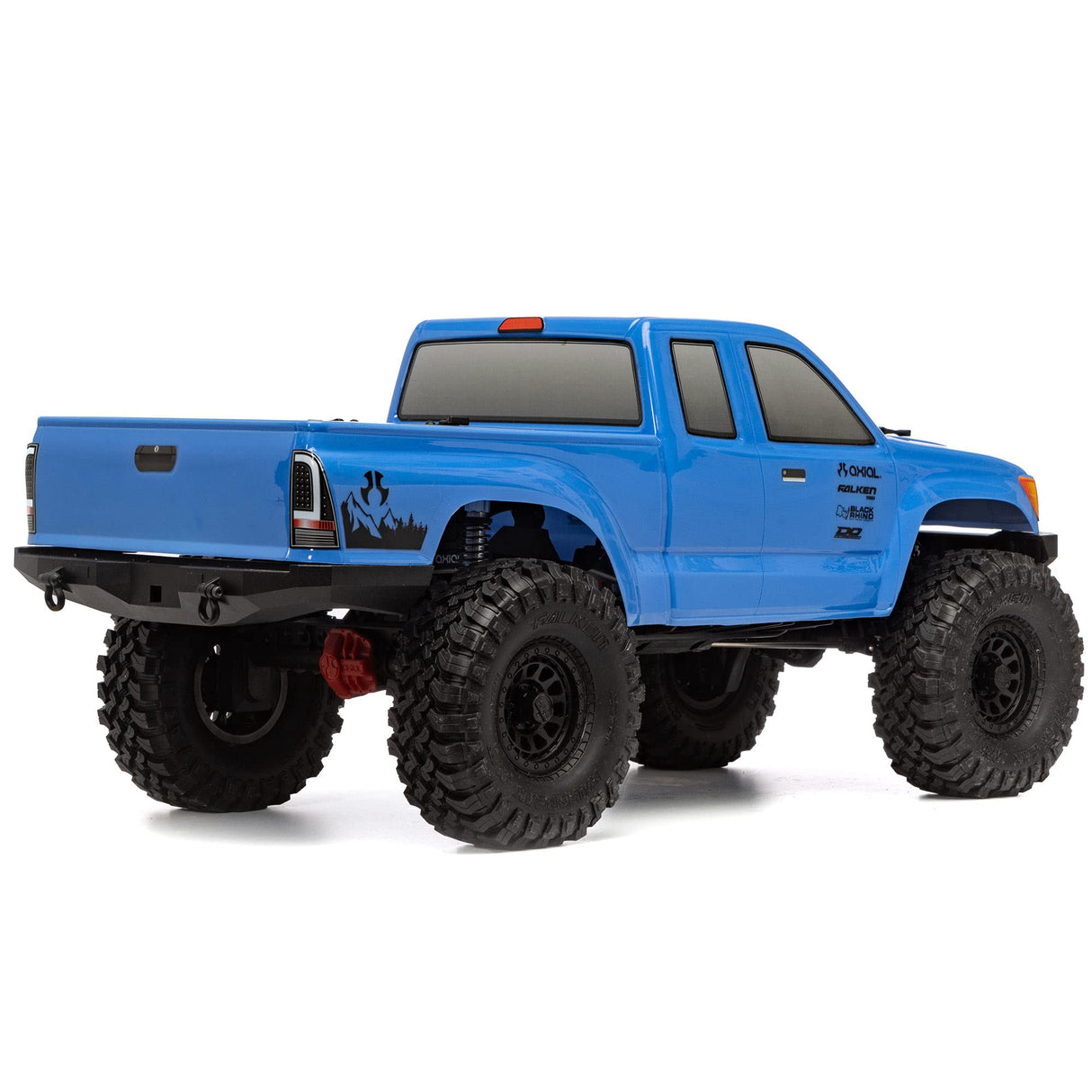 Axial RC Truck 1/10 SCX10 III Base Camp 4WD Rock Crawler RTR Cepillado (batería y Cargador no incluidos), Azul, AXI03027T1
