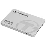 Transcend SSD370S - Disco duro sólido de 1 TB (SATA III, MLC, hasta 560 MB/s, 2.5"), color plateado