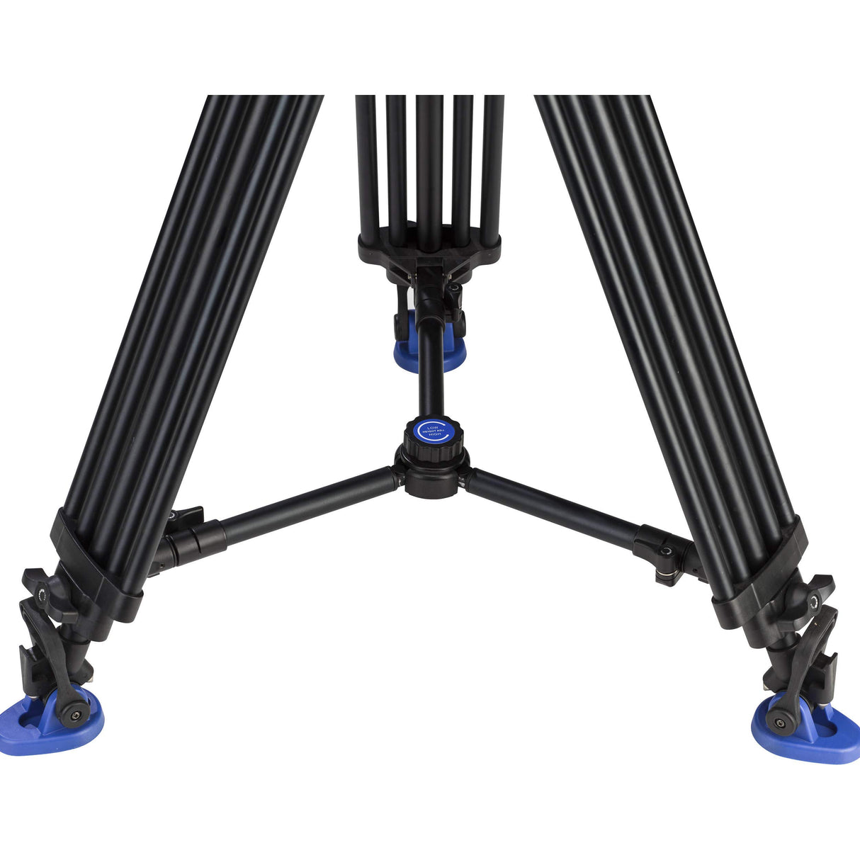 Benro Trípode de Video de Aluminio de Doble Etapa A673TM y Cabeza S8PRO, Cuenco de 75 mm, 3 Secciones de Pata, Bloqueo de Palanca giratoria
