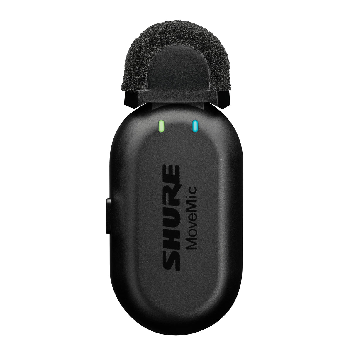 Shure MoveMic One - Pro Direct to Phone Micrófono inalámbrico Lavalier para iPhone y Android, Bluetooth Mini Mic, Carga de 24 horas, Configuración rápida, IPX4, Compact & Portable Clip Lav (MV-ONE-Z6)
