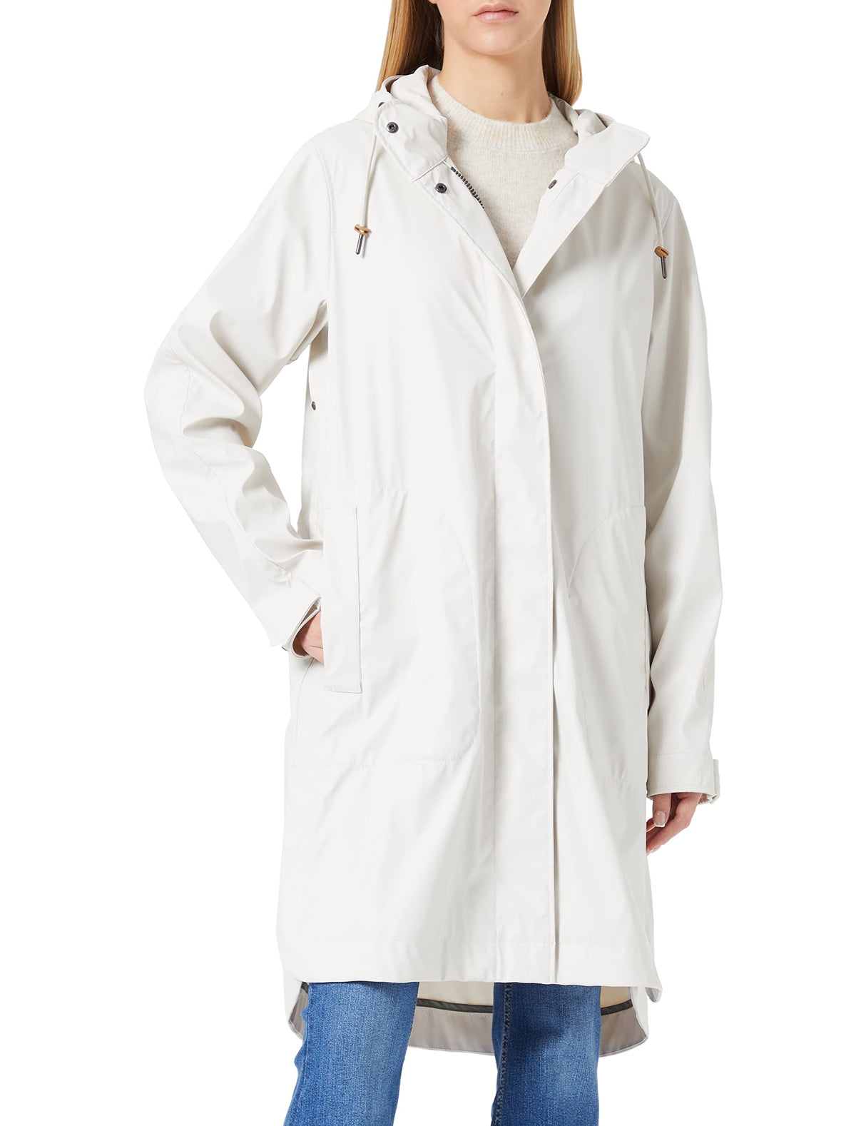 Camel Active Womenswear 310400/8F51 Abrigo, Pearl, 42 para Mujer