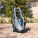 Cecotec Hidroaspirador Conga Triton 4000 UltraClean. 1500 W, 4 en 1: Función Hidrolimpiadora, Aspirador de Sólidos y Líquidos y Sopladora, 120 Bar, Poder Succión 15 kPa, Negro, Azul, Gris.