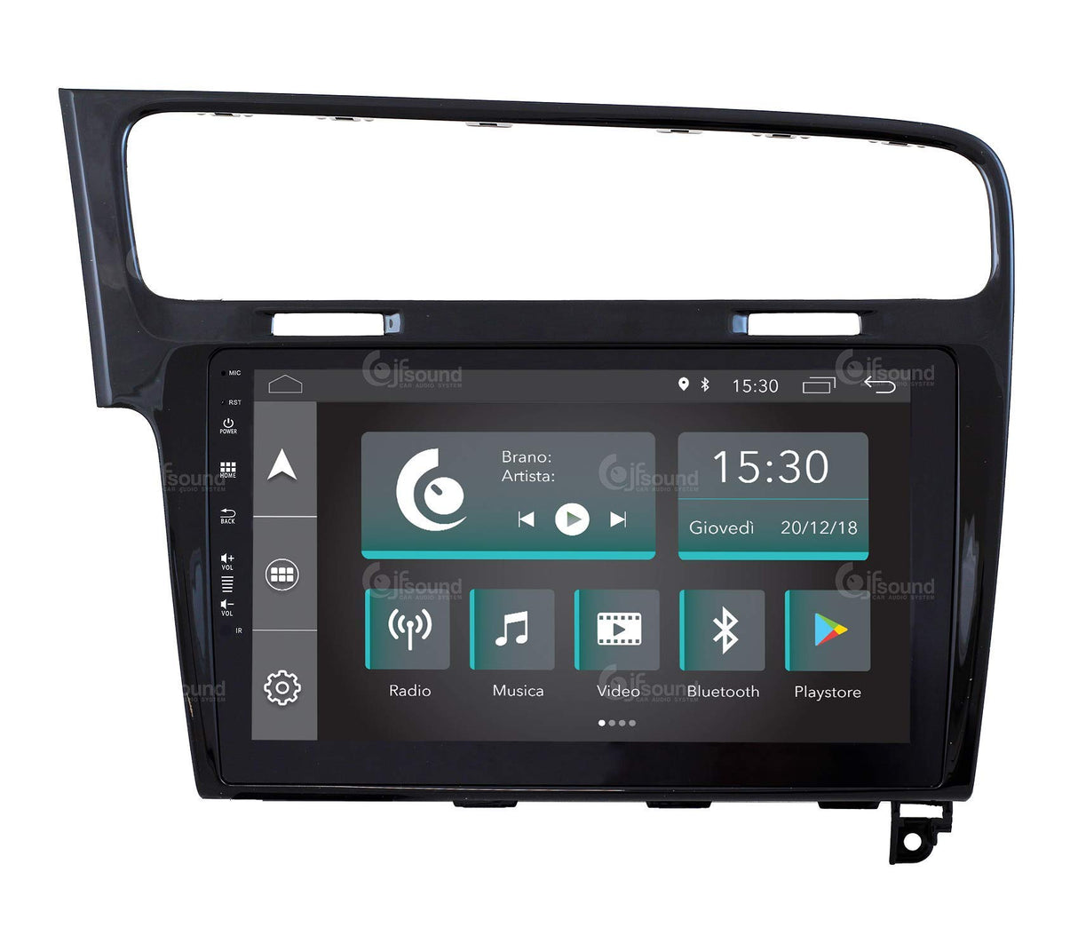 Radio de Coche Personalizada Golf 7 Android GPS Bluetooth WiFi Dab USB Full HD Touchscreen Display 10”