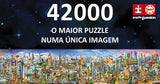 Educa - Puzzle XXL 42000 Piezas para Adultos | La Vuelta al Mundo | Incluye Lámina y Servicio de Piezas Perdidas | Rompecabezas Educativo y Decorativo | A Partir de 14 años (17570)