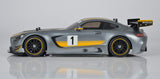 Tamiya 58639 58639-1 Mercedes-Benz 1:10 AMG GT3 (TT-02) -teledirigido Coche eléctrico RC Modelo de Kit de vehículo en Carretera de policarbonato carrocería-Sin lacado-58639