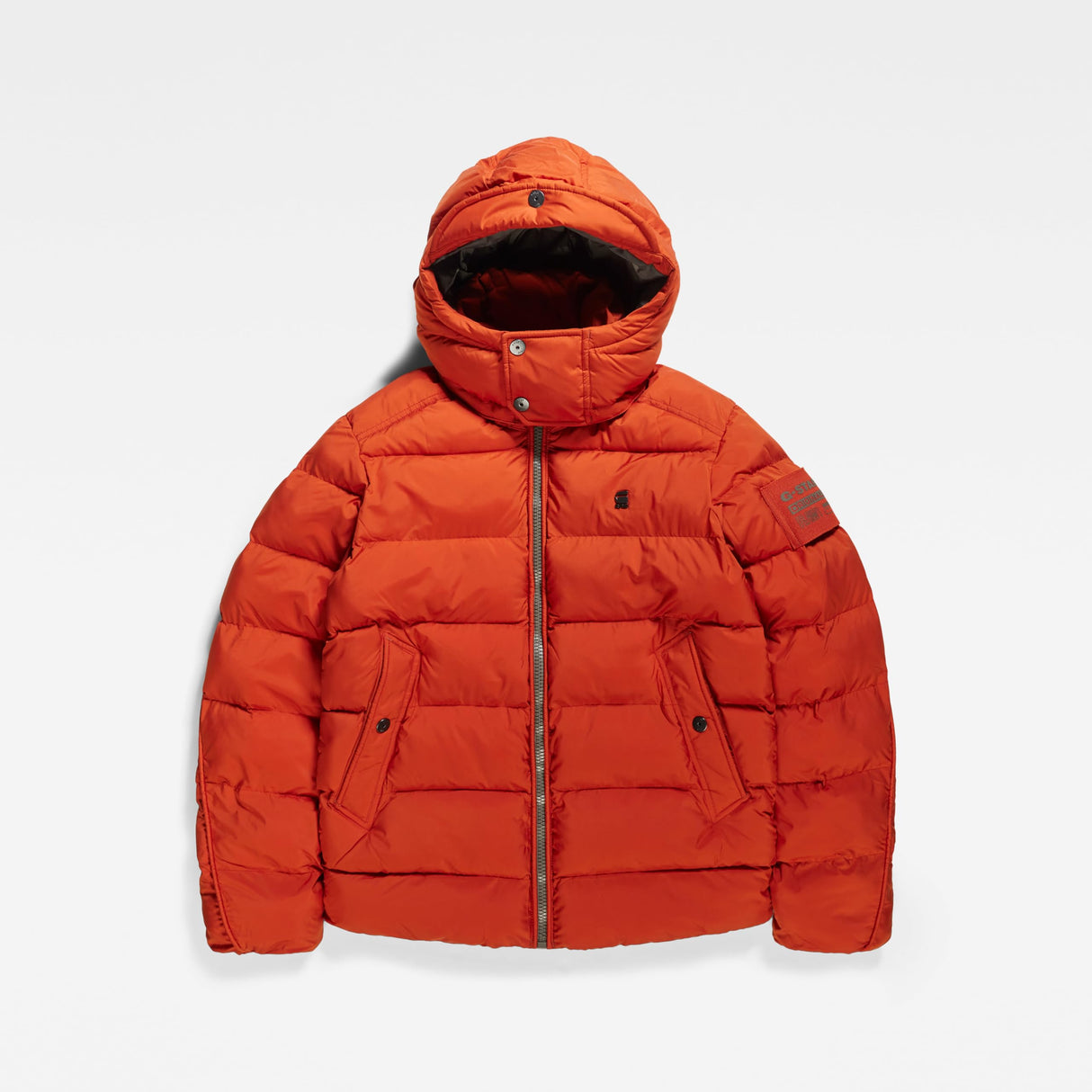 G-Star Para Hombre Chaqueta G-Whistler Padded Hooded, Naranja (rooibos tea D20100-D199-G052), S