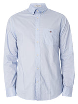 GANT Reg Poplin Shirt Camisa, Light Blue, 4XL para Hombre