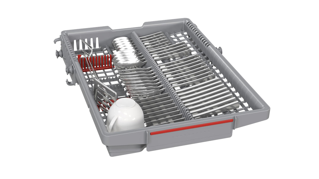 Bosch - Lavavajillas Totalmente Integrable, 45 cm, Serie 4, Home Connect, Motor EcoSilence, Blanco, SPV4EMX25E