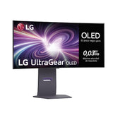 LG 39GS95QE-B - Monitor Gaming Ultragear Curvo, 39", OLED UW5K2K (5120 x 2160), Curvatura 800R, 21:9, 240 Hz, 0.03 ms, AMD FreeSync Premium Pro, Acabado Anti-Glare, Negro