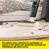Kärcher fregona aspiradora FCV 3, Aspirador y fregasuelos inalámbrico con 3 Modos, autonomía de la batería: Aprox. 30 min, Rendimiento de Superficie por Carga de batería: Aprox. 130 m²