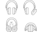Audio-Technica M50xGM Auriclares Profesionales Para Monitorizacoin (Exclusivo de Amazon)