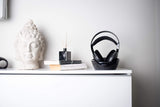 Philips SHD8850/12 - Auriculares para TV con Cargador, circumaurales, Diadema, inalámbricos/alámbricos, 75 dB, Negro