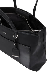 Calvin Klein Bolso Shopper Mujer Must Medium con cremallera, Negro (Ck Black), Talla Única