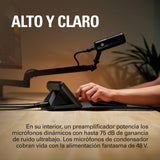 Elgato XLR Dock – Para Stream Deck +, interfaz de micrófono XLR a USB, mezclador de audio personalizable, 75 dB ganancia/alimentación Phantom/Clipguard – Mac/PC, Stream Deck no incluido
