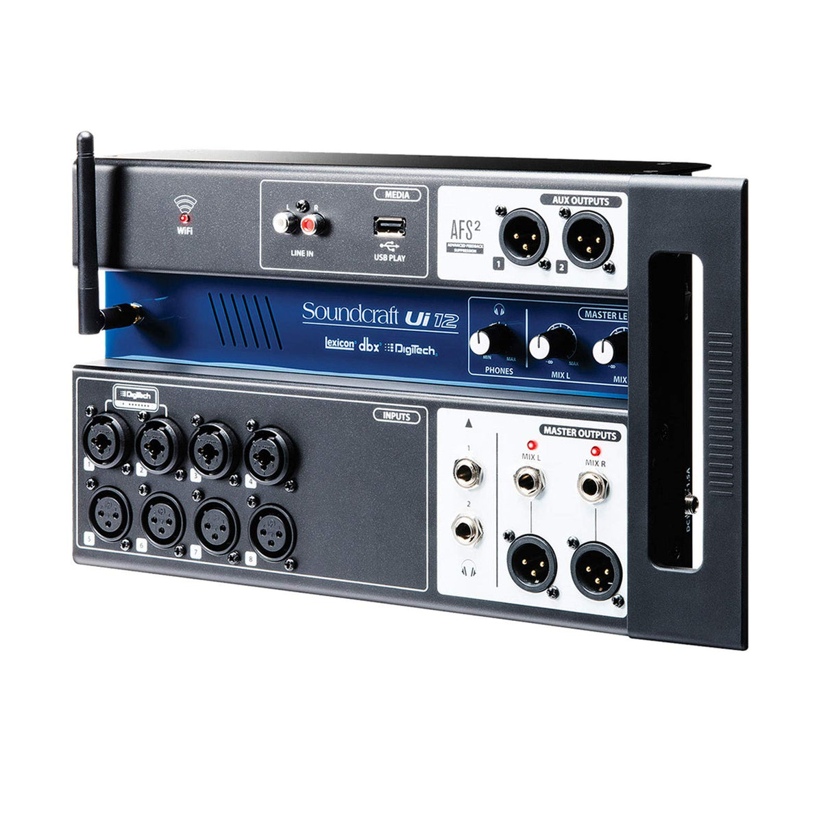 Souncratf Ui12 - Mezclador de 12 canales