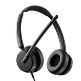 EPOS Impact 460 Auriculares Binaurales On-Ear con Cable USB-C y USB-A con Micrófono con Cancelación de Ruido, Plug-and-Play, Sonido, Ajuste Cómodo, para Oficina y Trabajo Remoto