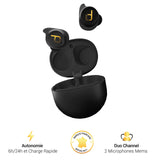 Divacore - AntiPods 2 - Auriculares 100% inalámbricos - Aislamiento Total de Sonido - Resistente al Agua - Funda de Carga magnética - Compatible con Google Assistant y Siri - Negro