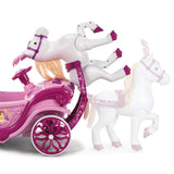 Huffy Disney Princess Royal Caballo y carruaje - Coche de propulsión eléctrica, Rosa, Edad 3+