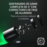 Razer Nommo V2 Pro - Altavoces Gaming de Rango Completo 2.1 para PC con Subwoofer Inalámbrico (Diafragmas de Gama Completa de 3 pulgadas con Correctores de Fase de Aluminio, THX Spatial Audio) Negro
