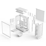 Fractal Design Meshify 3 White TG Clear Tint - Computer Case