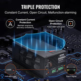 VEVOR Fuente de Alimentación Láser de CO2 para Tubo Láser de 150 W, Protección de Corriente Constante y Circuito Abierto, Disipación Rápida del Calor, Compatible con Grabadores y Cortadores Láser