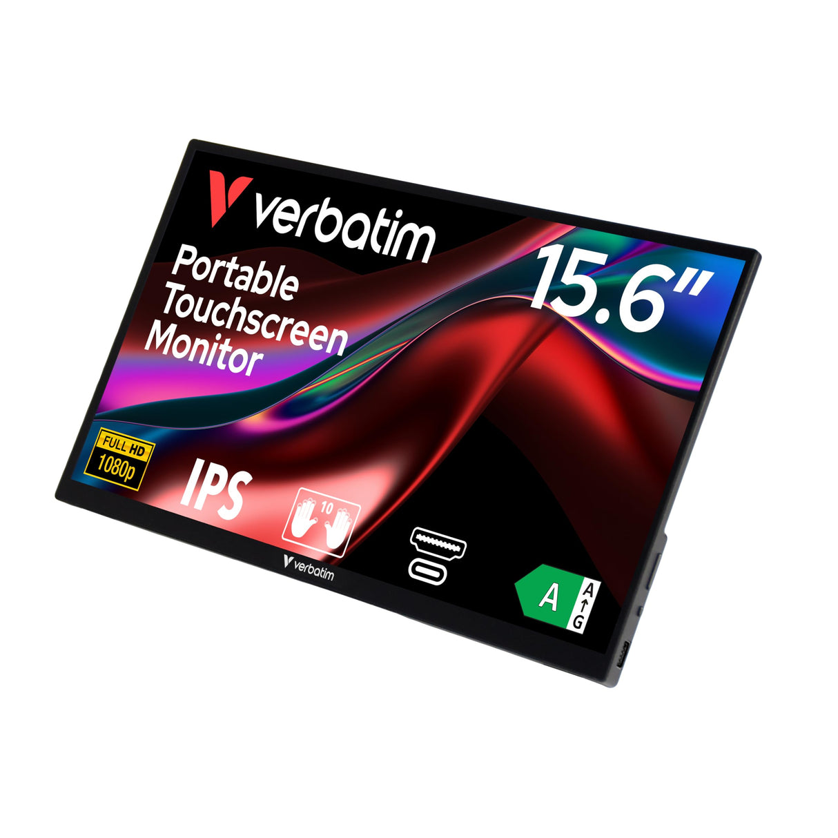 Verbatim Monitor Tactil 15,6' PM-15T Port. USB-C