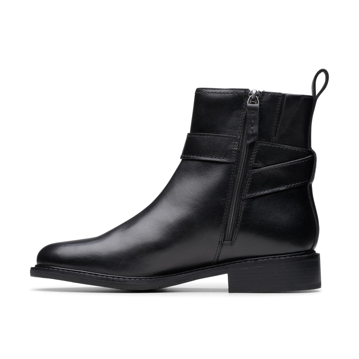 Clarks Renewal Style, Botas de Moda Mujer, Black Leather, 41 EU