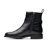 Clarks Renewal Style, Botas de Moda Mujer, Black Leather, 41 EU