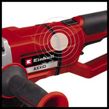 Einhell Amoladora angular con batería AXXIO 36/230 Q Power X-Change (36 V, máx. profundidad de corte 70 mm, 6600 rpm, motor sin escobillas, envío sin batería, cargador sin disco de corte)