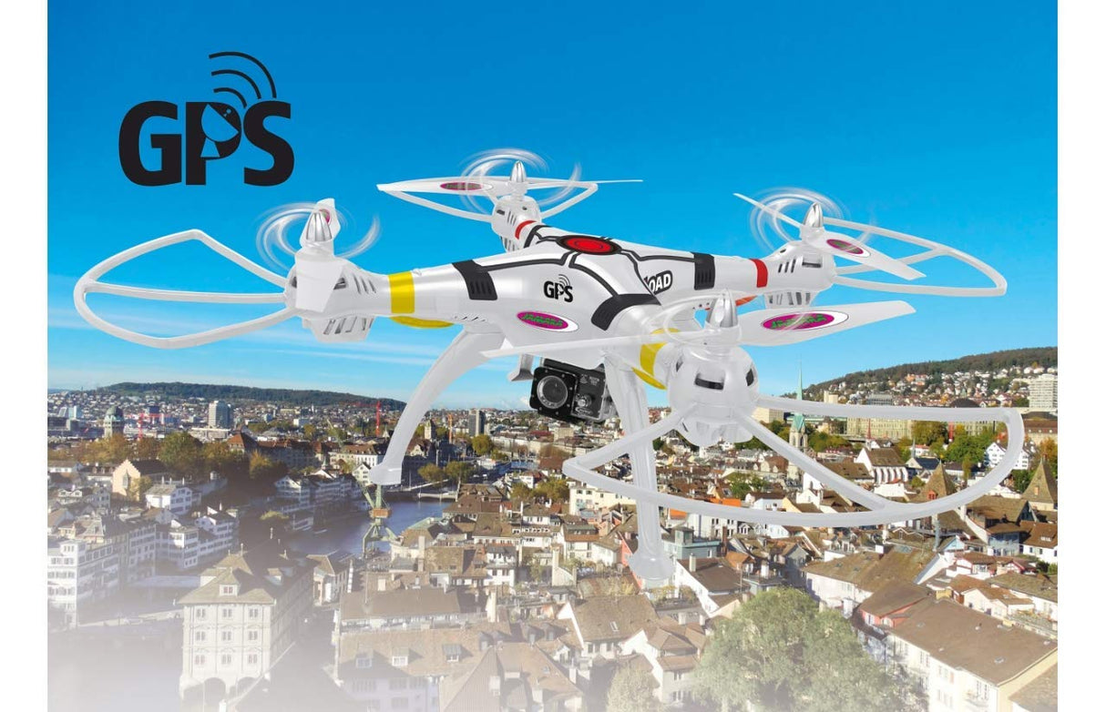 Jamara - Cuadricópter Payload GPS Altitude FHD Wi-Fi Actioncam (422026)