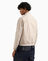 Armani Exchange Blue Edition, Logo Patch Chaqueta, Tanga, XL Hombres